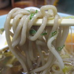 手のべ冷麺専門店 六盛 - 『六盛』　温麺の麺　冷麺よりも柔らかい！