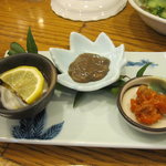 吉本 - 珍味３種その1