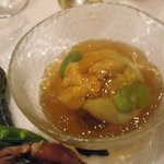 メゾン ドゥ アッシュ - ウニのジュレ。アップ。