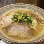 煮干しそば 鶏そば 藍 - 