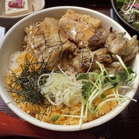 麓屋 京王プラザホテル - 小三色丼