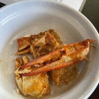 ビストロケンヂ - 渡り蟹のパスタには殻ごとの渡り蟹