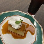 木曽路 - デザートは御膳のデザート（羊羹）をキャンセルしブラスして濃厚プリンとアイスコーヒーのセットにしました✧︎*。