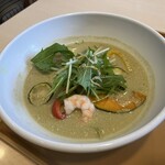 ジョナサン - 料理写真:夏野菜のグリーンカレー冷麺