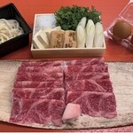 和牛すき焼き そしじ - そしじすき焼きセット