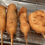 串かつだるま - 元祖串かつ＋牛ひれ＋たこ＋れんこん