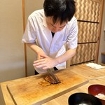 柚木元 - 切ってくれる大将