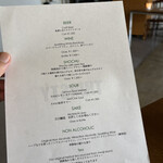 TOMO - 飲み物メニュー