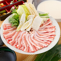  山形県産「米沢豚」豆乳しゃぶしゃぶ