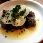 ステーキてっぺい - 生ニンニク、うはっ！