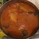 アンジュナ - 季節の野菜カレー(アップ)