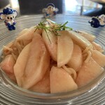 リストランテ プレーゴ - どんだけ桃入ってるねん(￣▽￣;)