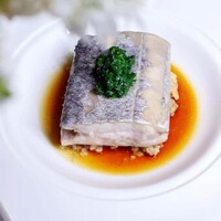 太刀魚と豚肉の挟み蒸し