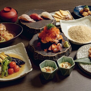 ◇寿司酒場で宴会！◇コースは3500円~！寿司に海鮮が満載！