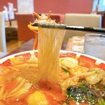 バーミヤン - このスープに、平たい春雨が
めちゃくちゃ合いますよ～◎