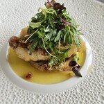 フィエルテ - 前菜3　長崎県産 穴子/イベリコ豚/胡桃