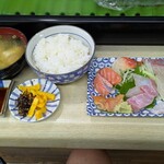 お食事処 かず - 料理写真:刺身定食 1500円　(2025.7)