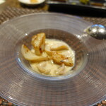 山荘神和苑 - 帆立貝と鳥賊のソテー