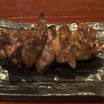 焼き鳥アポロ - レバー。とろける絶妙な焼き具合。