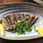 japanese restaurant 旬菜 籐や - かつお塩たたき