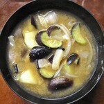 japanese restaurant 旬菜 籐や - 具沢山くじら汁