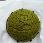 ぶーる・ぶーる・ぶらんじぇり - メロンパン 抹茶チョコ  170円。