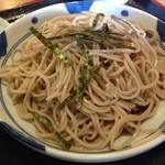 ≪2014年8月25日訪問≫わずか179円アップでざる蕎麦がセットになります。それも２玉まで可能です。