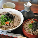 Soba No Kagi - そばの加儀・釜揚げ￥750＆割子1枚￥250(2014.07)