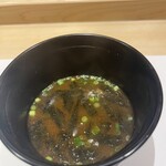 新宿 鮨 立花 - 赤だし