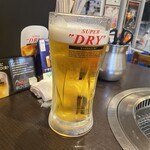 らっぱ屋 - メガ生ビール