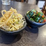 らっぱ屋 - もやしナムル&オイキムチ