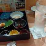 九州酒場 筑紫 -  焼き魚お刺身御膳とハッピーアワーのお酒