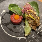 楽食倶楽部 裏小路牛肉店 - お肉のたたき