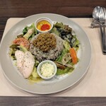 A's kitchen - 十五穀米拼盤午餐(咖哩風味)