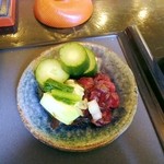 日本料理 篠 - 香の物。