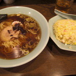 みのり - みのり　ラーメン＆ミニチャーハンセット