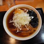 より道 - 追鰹中華そば　大盛り（￥1,000）