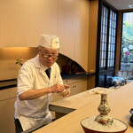 山玄茶 - お茶目な大将。いつもに増して楽しそう。(*≧艸≦)