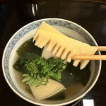 山玄茶 - 今日の炊き合わせは大好きな若竹煮と蛤真蒸！MVPに決定！