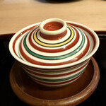 山玄茶 - 飯蒸し用の蓋付き茶碗。