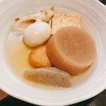 炉端とおでん 呼炉凪来 - 突き出しのおでん