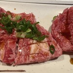 焼肉薩摩 - ゲタカルビ（中落ちですね）