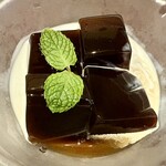 焼肉薩摩 - サービスのコーヒーゼリーです