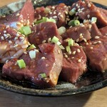 近江牛ホルモン いるもん - ハツ  この厚さ、本当に柔らかくて美味しい