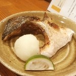 俺の割烹 博多 中洲 - 本日のカマ焼き(今日は稚鰤)