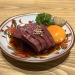 和牛小皿しんうち - ハツ刺し