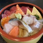 ふく島すし - ちらしずし大盛