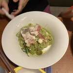 デニーズ - 生ハムとアボガドの冷製ジェノベーゼ
