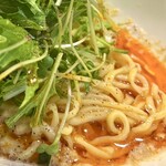 四川担担麺 阿吽 - つゆ無し(白胡麻)担担麺(辛さ3，痺れ4) 1,200円