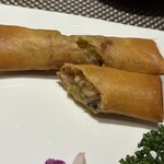 レストラン アゼリア - 断面見やすくする為半分食べた後！笑